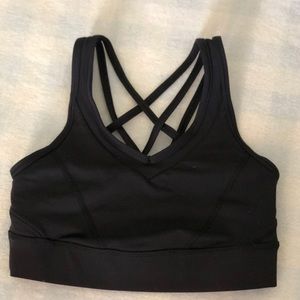 Lululemon Black Sports Bra